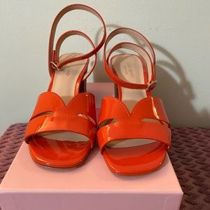 Kate Spade Orange Heel Sandals ♠️